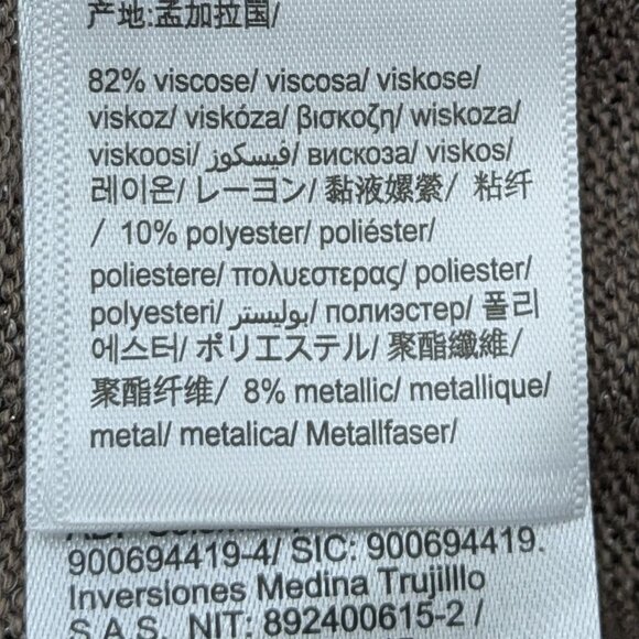 Calvin Klein Women's Knitted Sweaters Half Turtleneck Pulluver Size XL Brown - Picture 12 of 12